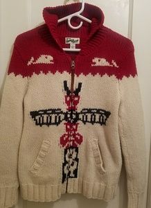 Lucky Brand wool zip up sweater